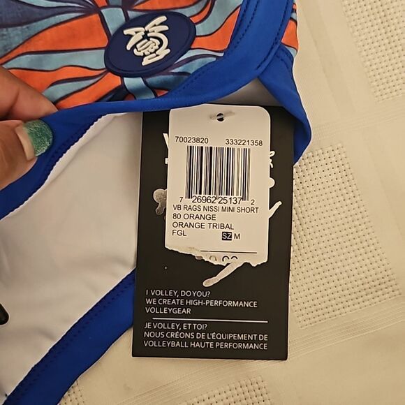 VB Rags Women's Volleyball Shorts Medium Blue - Picture 7 of 16